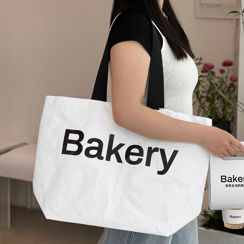 Wholesale Custom Tyvek® Eco Totes – Personalized Kraft-Look Bags with Logo, Ideal for Shopping, Gifts, and Promotional Use